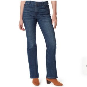Gloria Vanderbilt The Perfect Fit Allyson Blue Boot Cut Denim Jeans Size 10